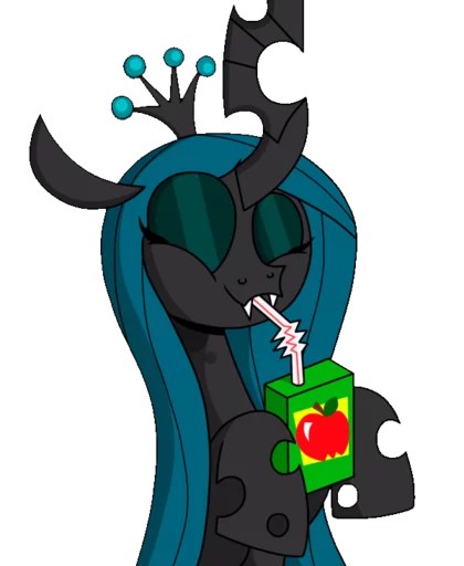 Sticker from the "Queen Chrysalis 2" sticker pack