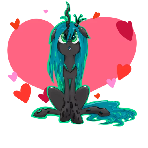 Sticker from the "Queen Chrysalis 2" sticker pack