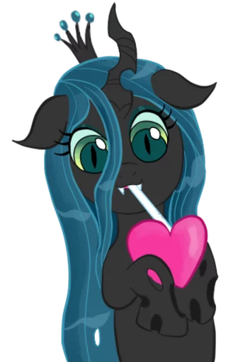 Sticker from the "Queen Chrysalis 2" sticker pack