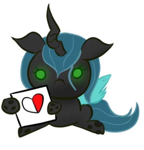 Sticker from the "Queen Chrysalis 2" sticker pack