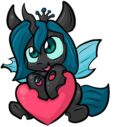 Sticker from the "Queen Chrysalis 2" sticker pack