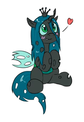 Sticker from the "Queen Chrysalis 2" sticker pack