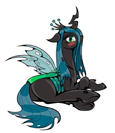 Sticker from the "Queen Chrysalis 2" sticker pack