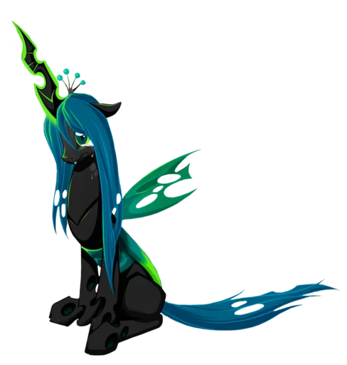 Sticker from the "Queen Chrysalis 2" sticker pack