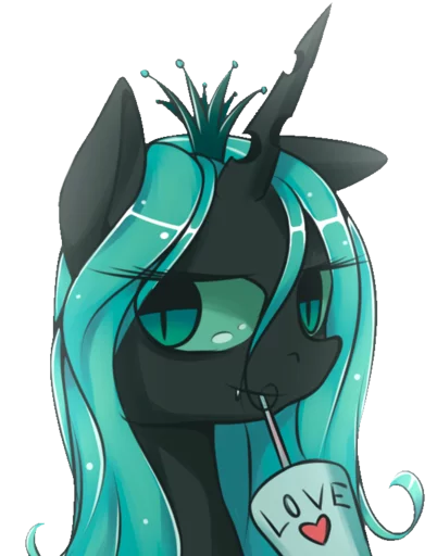 Sticker from the "Queen Chrysalis 2" sticker pack