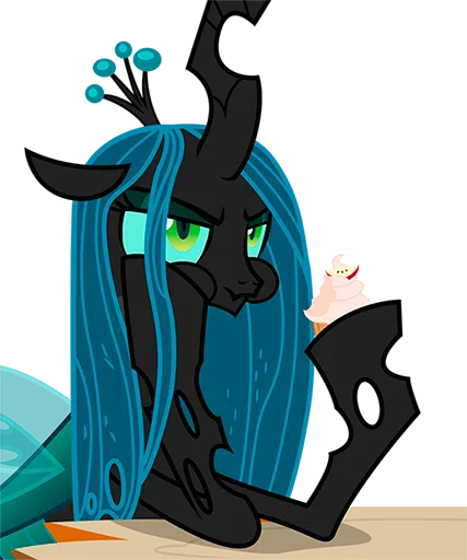 Sticker from the "Queen Chrysalis 2" sticker pack