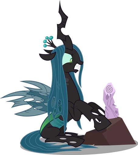 Sticker from the "Queen Chrysalis 2" sticker pack