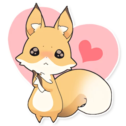 Sticker Girly Fox Remastered