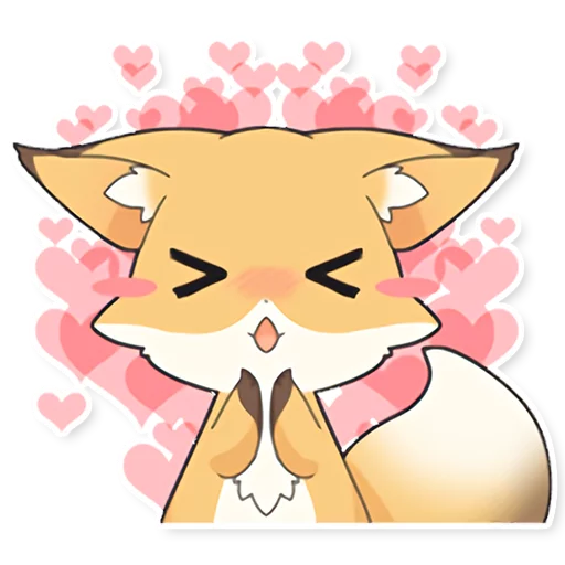 Sticker from the "Girly Fox Remastered" sticker pack