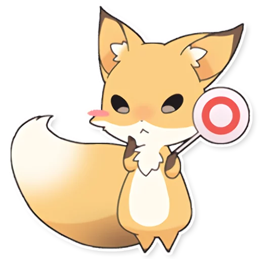 Sticker Girly Fox Remastered