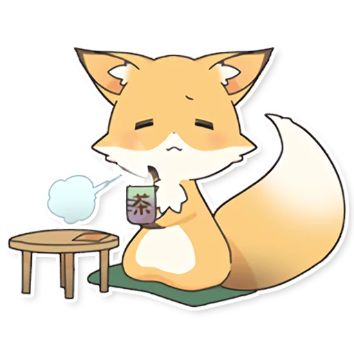 Sticker Girly Fox Remastered