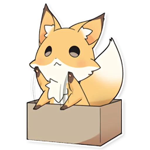 Sticker Girly Fox Remastered