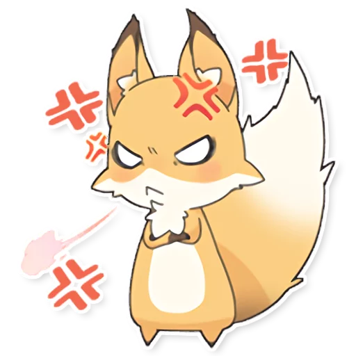 Sticker Girly Fox Remastered