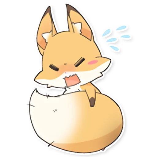 Sticker from the "Girly Fox Remastered" sticker pack