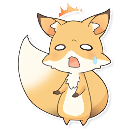 Sticker from the "Girly Fox Remastered" sticker pack