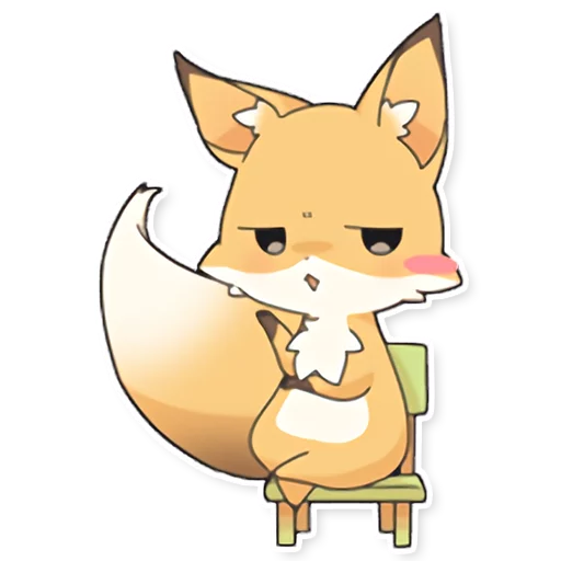 Sticker Girly Fox Remastered