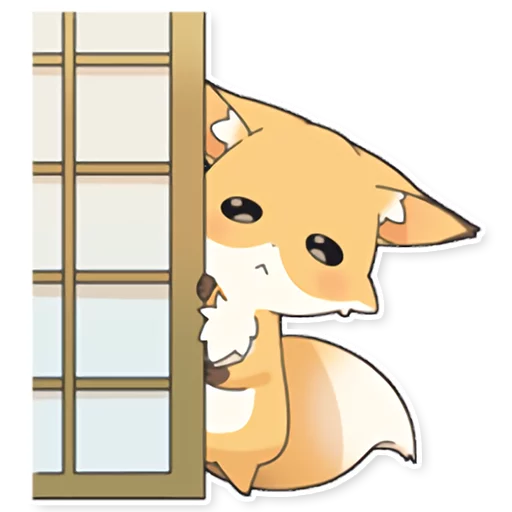 Sticker Girly Fox Remastered