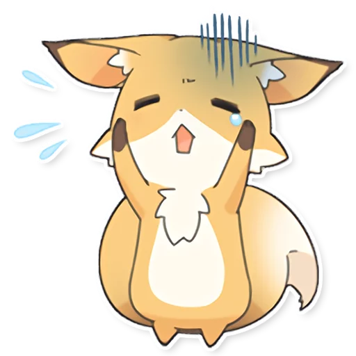 Sticker from the "Girly Fox Remastered" sticker pack