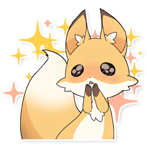 Sticker from the "Girly Fox Remastered" sticker pack