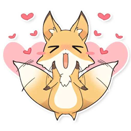 Sticker Girly Fox Remastered