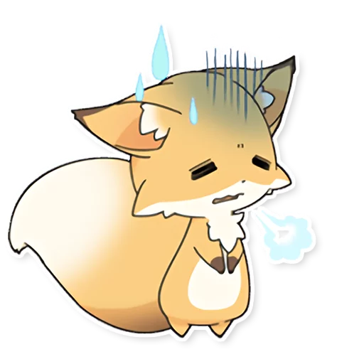 Sticker Girly Fox Remastered