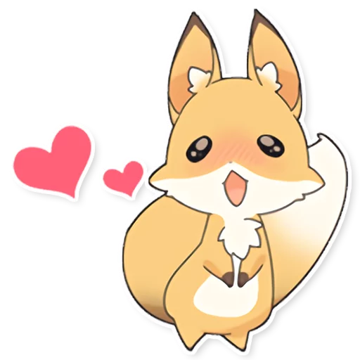 Sticker from the "Girly Fox Remastered" sticker pack