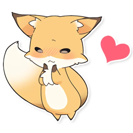 Sticker from the "Girly Fox Remastered" sticker pack