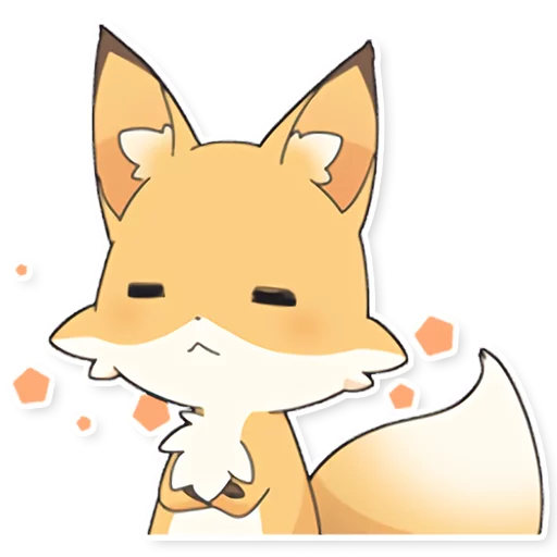 Sticker Girly Fox Remastered