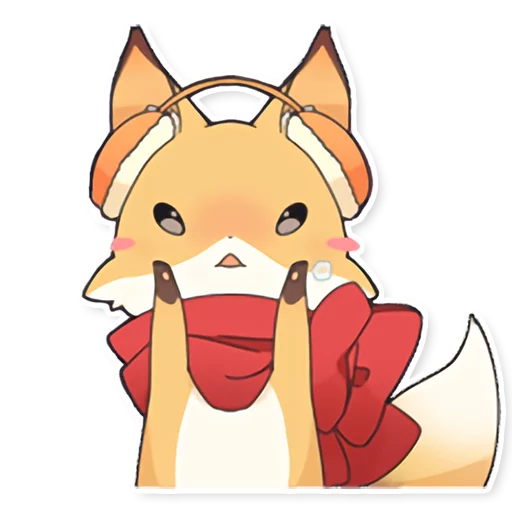 Sticker Girly Fox Remastered