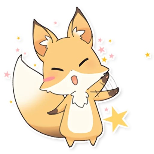 Sticker from the "Girly Fox Remastered" sticker pack