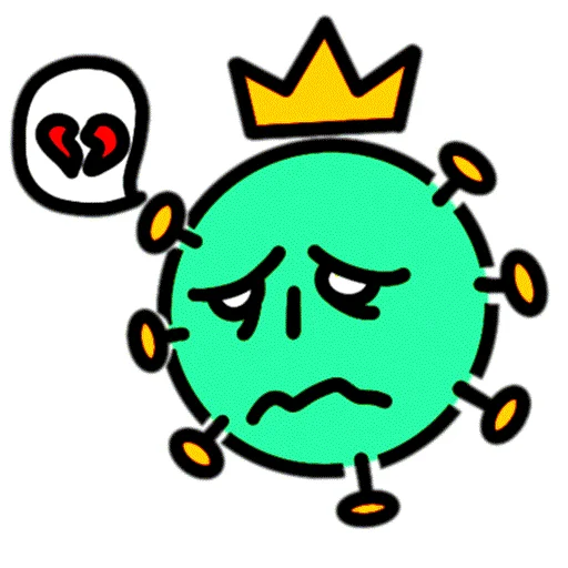 Sticker from the "StudyStat-coronavirus" sticker pack