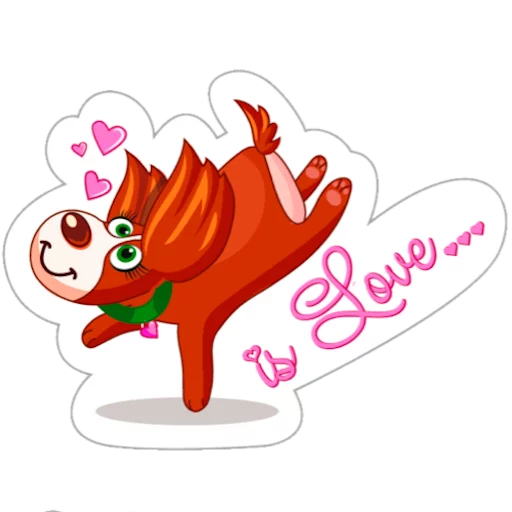 Sticker from the "Love Stickers" sticker pack