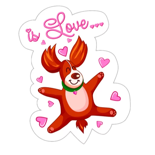 Sticker from the "Love Stickers" sticker pack