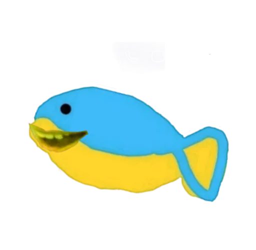 Sticker from the "Хохлянка🐠" sticker pack