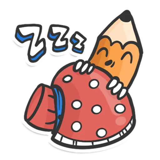 Sticker from the "Pencil" sticker pack