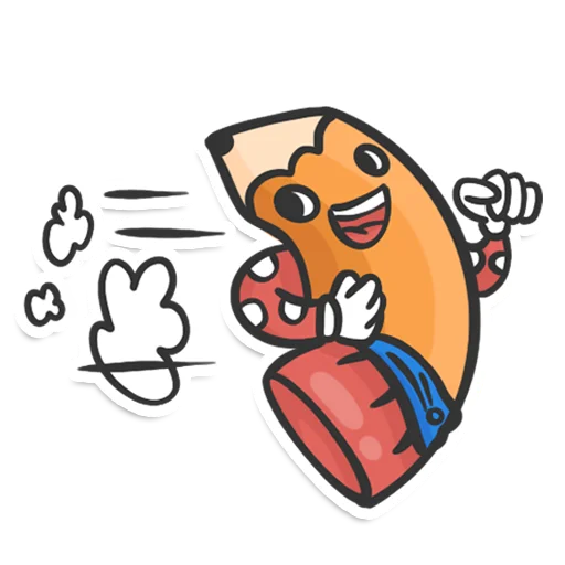 Sticker from the "Pencil" sticker pack