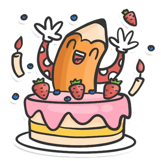 Sticker from the "Pencil" sticker pack