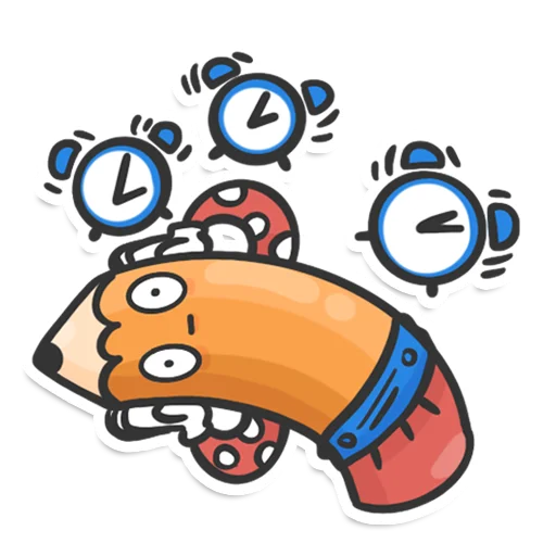 Sticker from the "Pencil" sticker pack