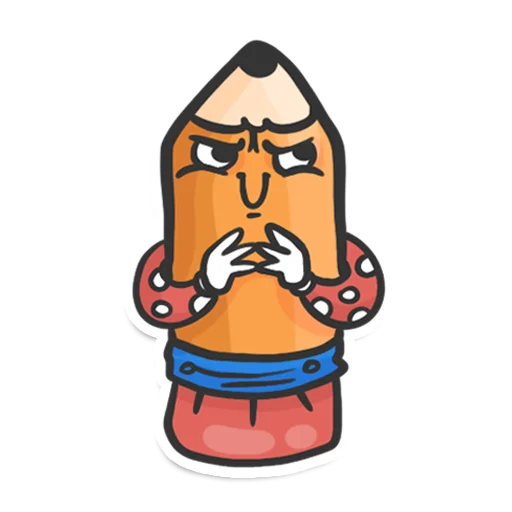 Sticker from the "Pencil" sticker pack