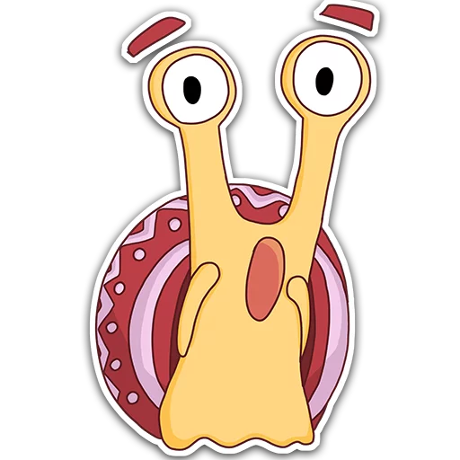 Sticker Oscar the snail