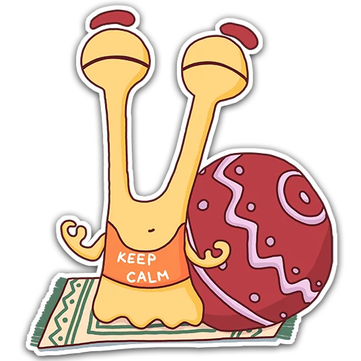 Sticker Oscar the snail