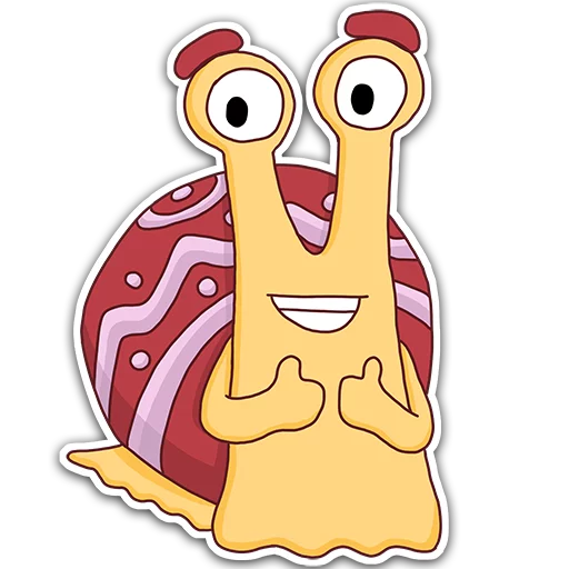 Sticker Oscar the snail