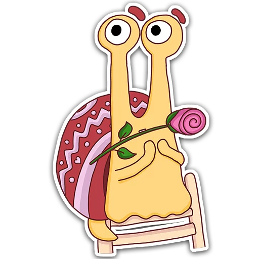 Sticker Oscar the snail