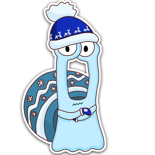 Sticker from the "Oscar the snail" sticker pack