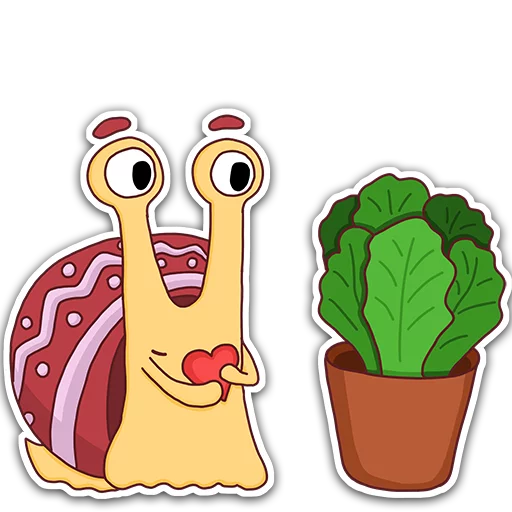 Sticker Oscar the snail