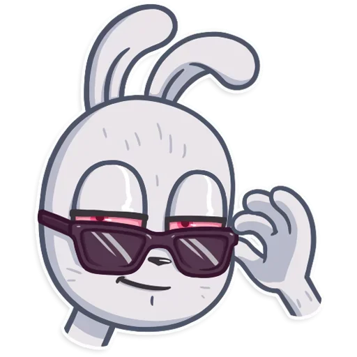 Sticker from the "Bunny" sticker pack