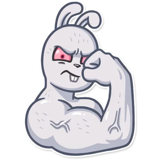 Sticker from the "Bunny" sticker pack