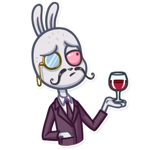 Sticker from the "Bunny" sticker pack