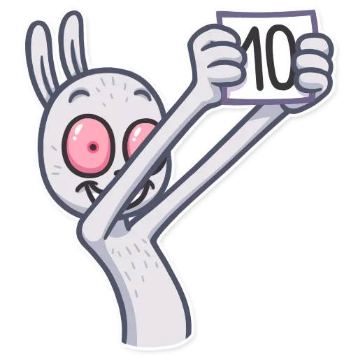 Sticker from the "Bunny" sticker pack