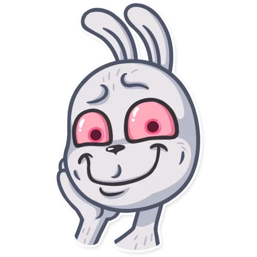 Sticker from the "Bunny" sticker pack